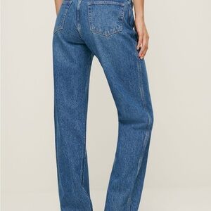 Reformation Val 90s Mid Rise Straight Jeans